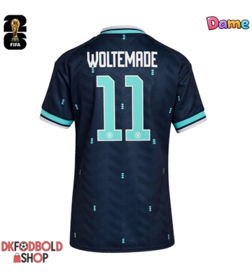 Tyskland Nick Woltemade #11 Udebanetrøje Dame VM 2026 Kort ærmer